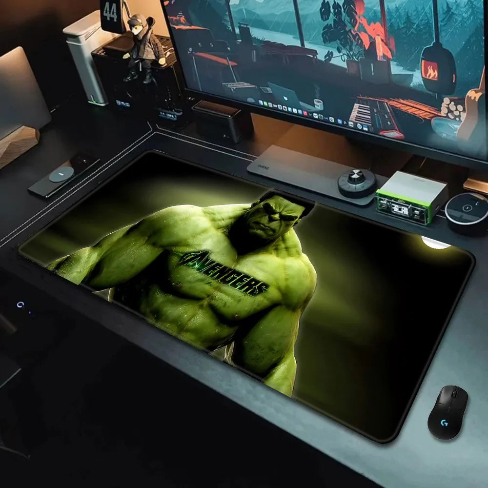 Marvel Hulk Mousepad HD Printing Computer Gamers Locking Edge Non-slip Mouse Pad Keyboard PC Desk Pad