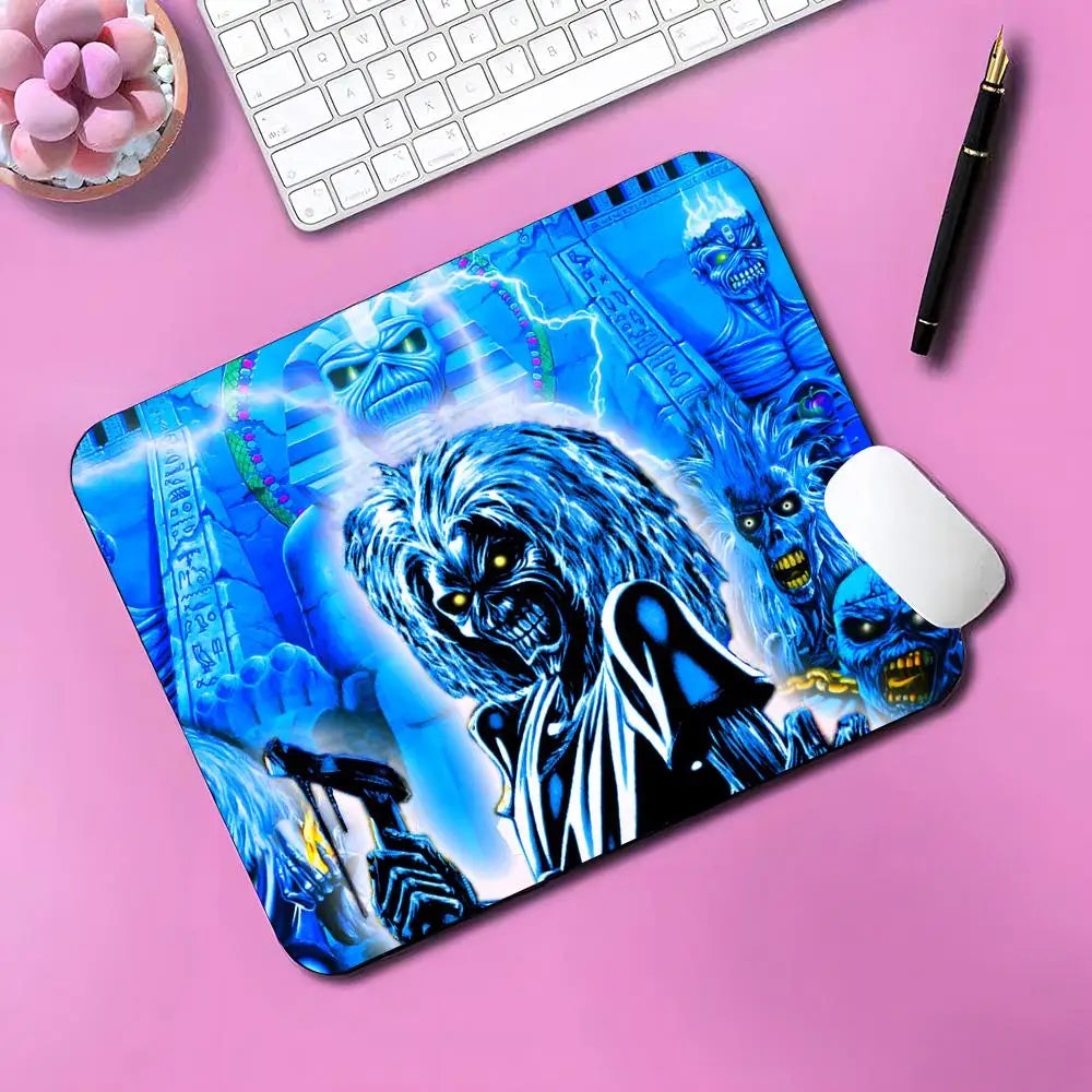 Cool BAND I-I-Iron M-Maiden Mouse Pad Gaming Mouse Pad Small Mousepad For PC Gamer Desktop Decoration Office Mouse Mat