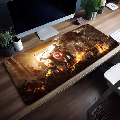 Mouse Movie Pad Superhero Mar Non-slip Lockedge A-Avengers Office Student Gaming Thickened Large The Writing Cushion MousePad