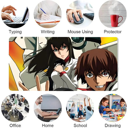 Linebarrels of Iron Mecha Anime Mouse Pad Mousepad Large Gaming Mouse Pad LockEdge Thickened Computer Keyboard Table Desk Mat