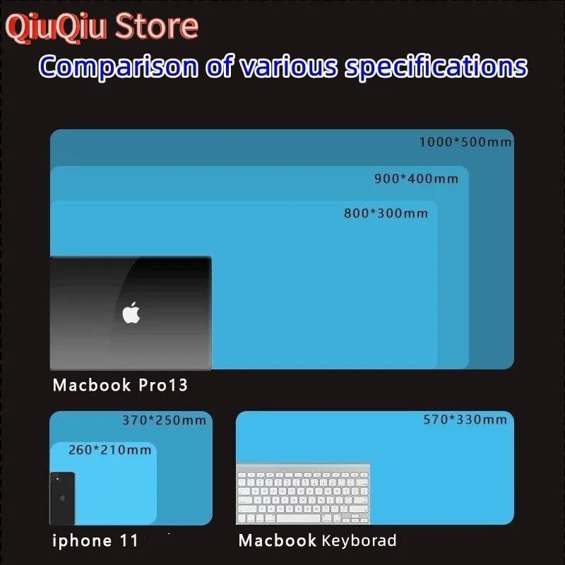 Mouse Pad the Avengers Iron Man Captain America Thor Hulk Ant-Man Black Widow Extra-Large Thickened Computer Keyboard Desk 90*40
