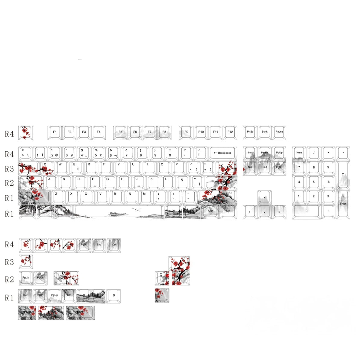 Fiori Keycaps