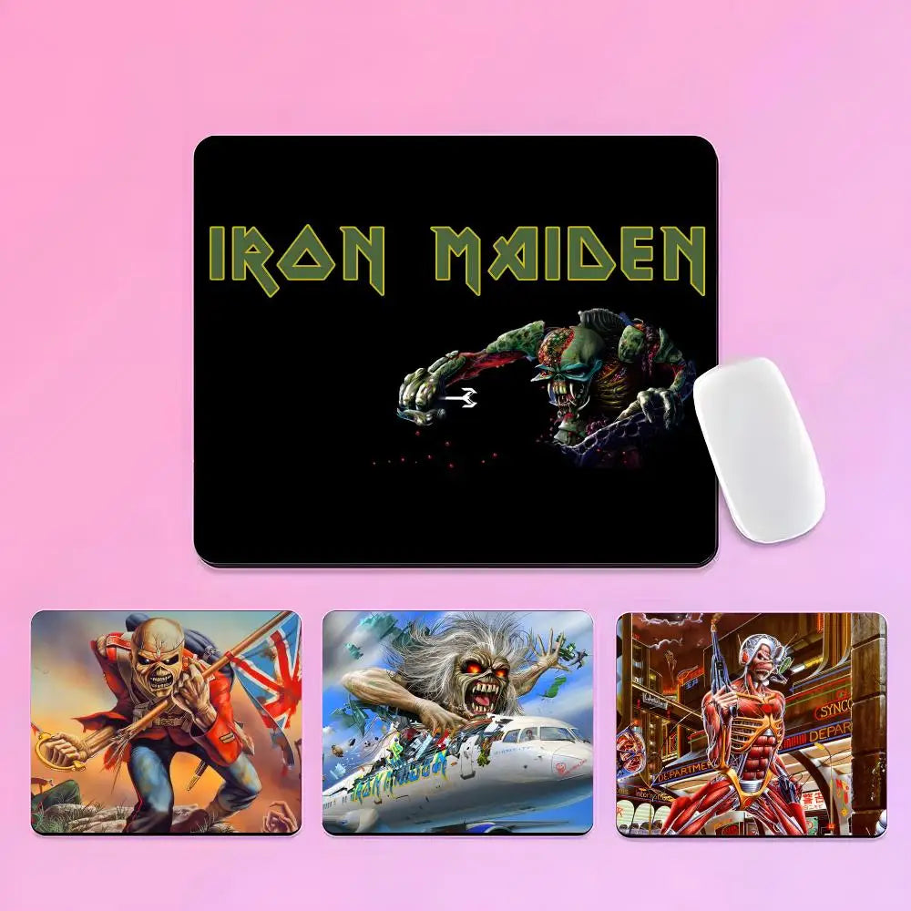 Cool BAND I-I-Iron M-Maiden Mouse Pad Gaming Mouse Pad Small Mousepad For PC Gamer Desktop Decoration Office Mouse Mat