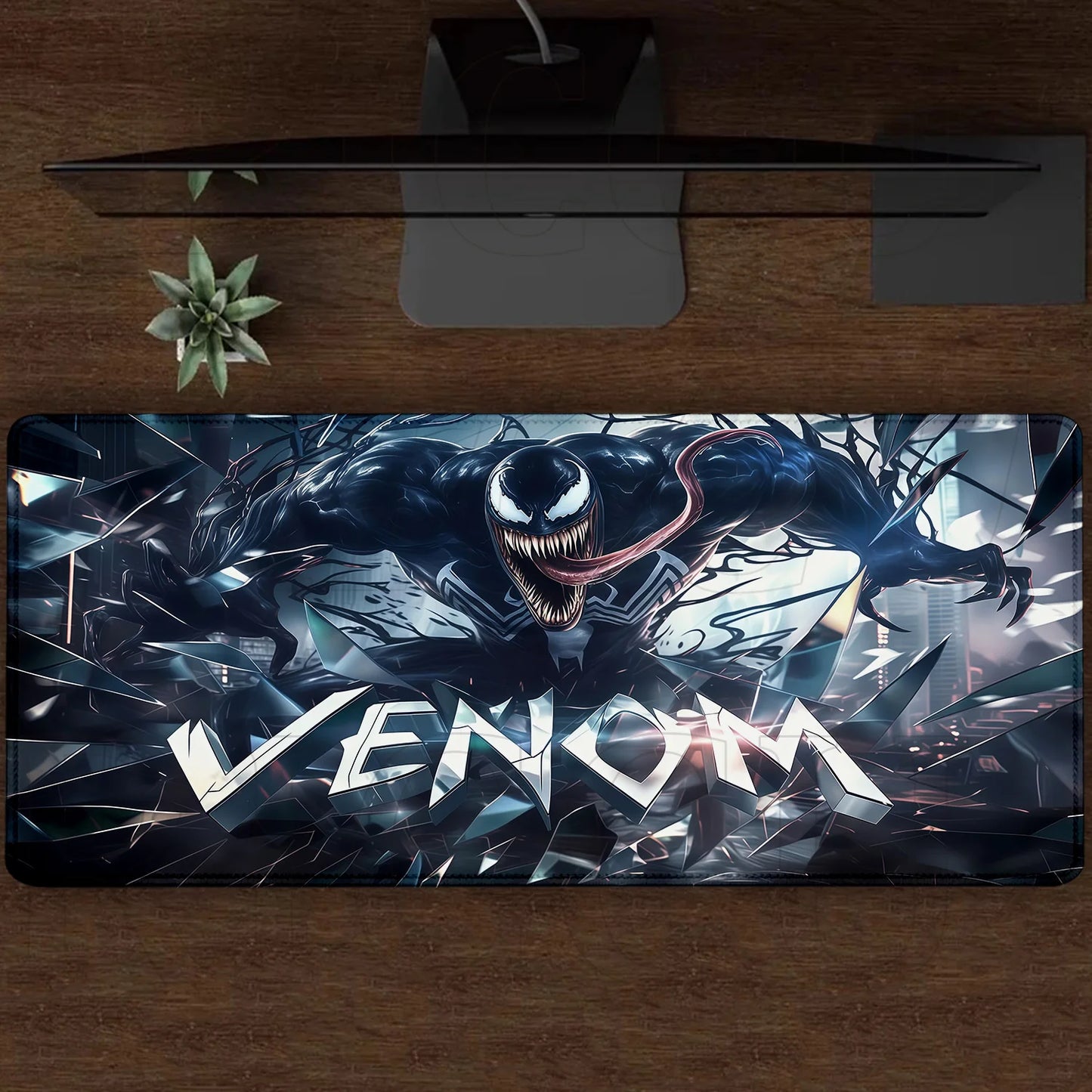 HD 900x400mm Marvel comic Large Mouse Pad Venom Computer Game PC Accessories Desk Mat Laptop Non Slip Printing Keyboard MousePad