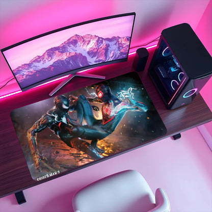 Mouse Superhero Pad Cool Spider-Man Non-slip Lockedge Office Student Gaming Thickened Large Writing Mar Cushion MousePad