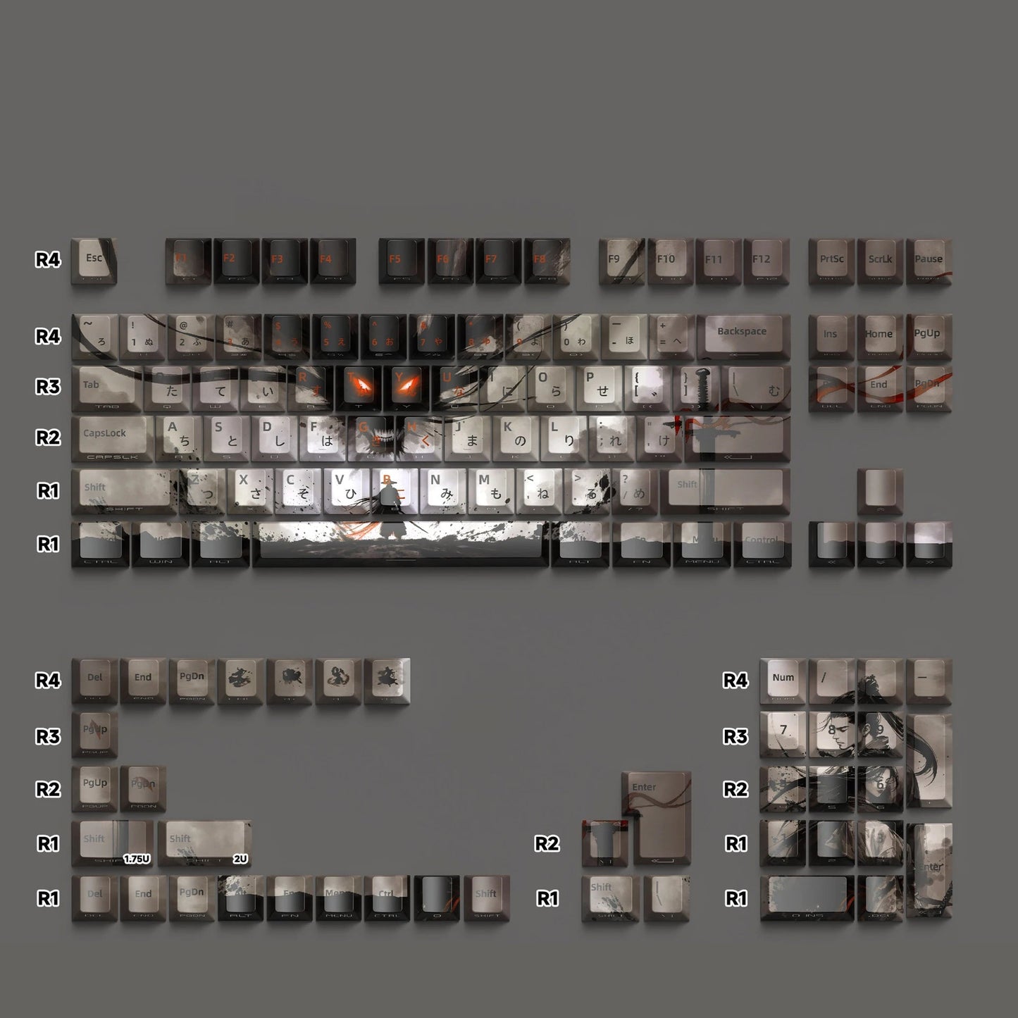 Swordsman Keycaps