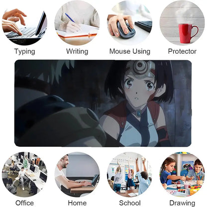 Linebarrels of Iron Mecha Anime Mouse Pad Mousepad Large Gaming Mouse Pad LockEdge Thickened Computer Keyboard Table Desk Mat