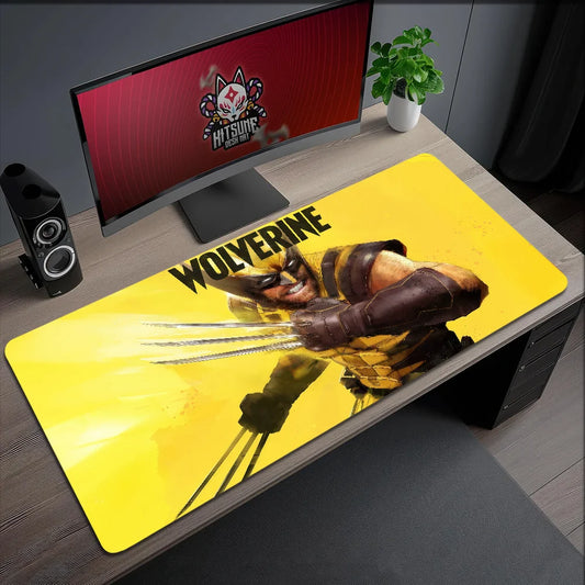 Action Mar Mouse Pad Non-slip Lockedge Wolverine Game Office Student Gaming Thickened Large Writing M-Marvels Cushion MousePad