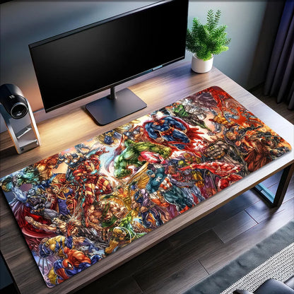 Mouse Movie Pad Superhero Mar Non-slip Lockedge A-Avengers Office Student Gaming Thickened Large The Writing Cushion MousePad