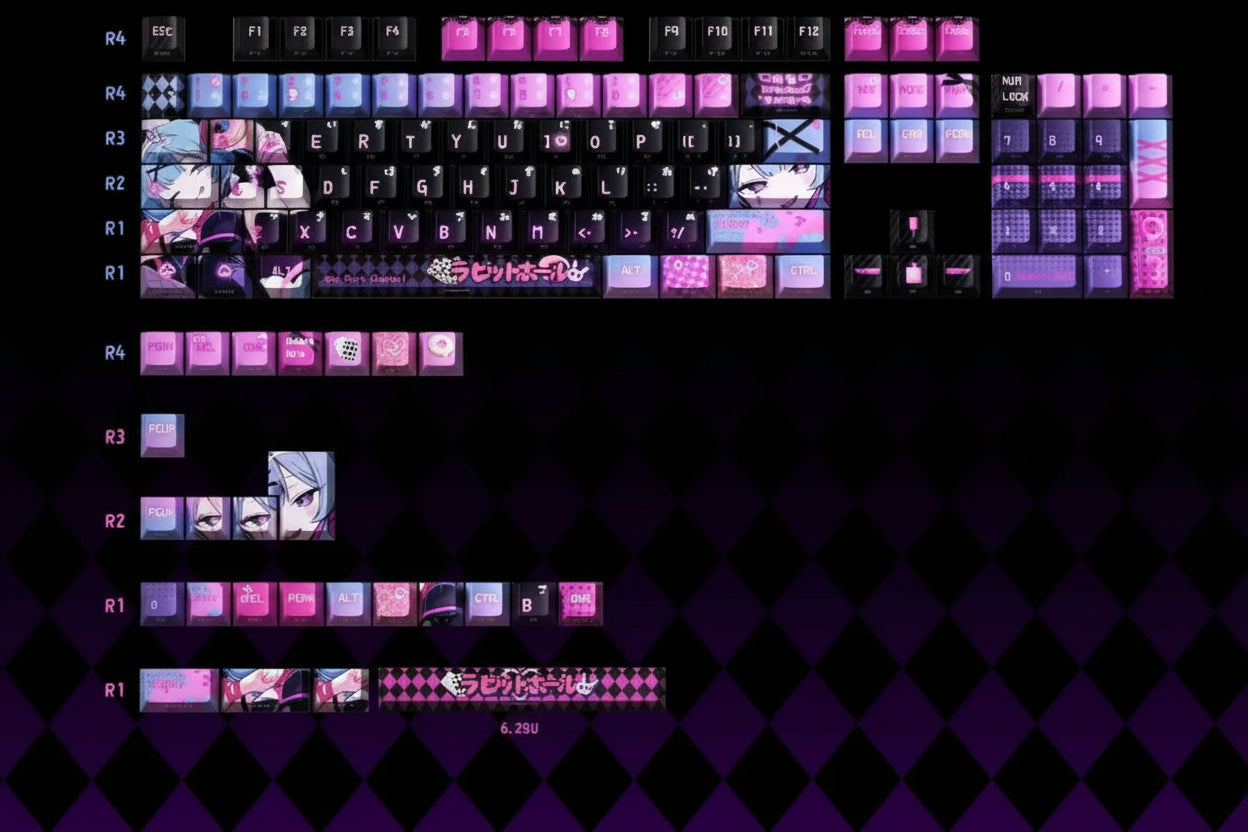 Rabbit Hole Keycaps