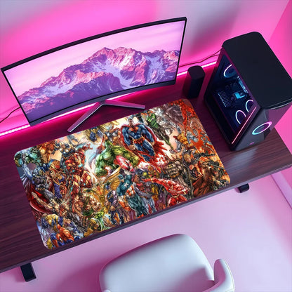 Mouse Movie Pad Superhero Mar Non-slip Lockedge A-Avengers Office Student Gaming Thickened Large The Writing Cushion MousePad