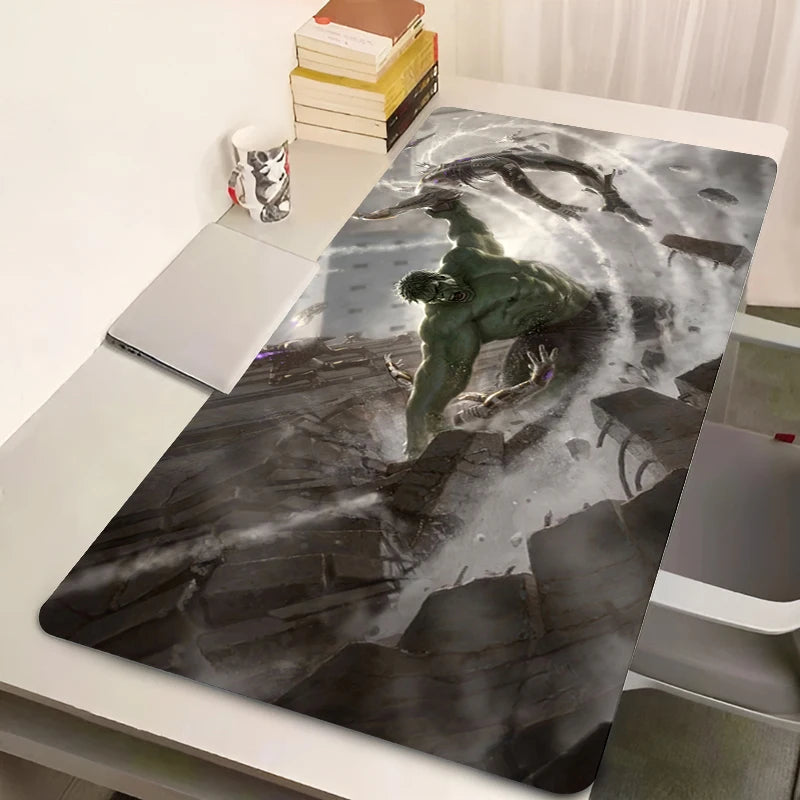 Marvel Hulk Mouse Pad Large 900x400 Gaming Mousepad Laptop Gamer Accessories Keyboard Rug Computer Anime Desk Mat Comic Carpet