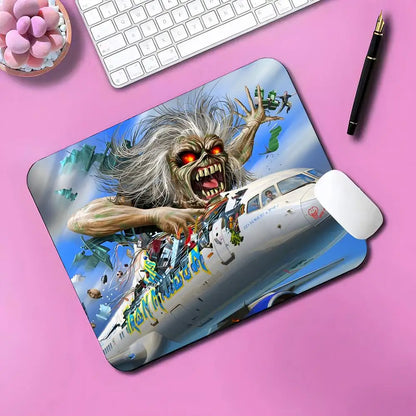 Cool BAND I-I-Iron M-Maiden Mouse Pad Gaming Mouse Pad Small Mousepad For PC Gamer Desktop Decoration Office Mouse Mat