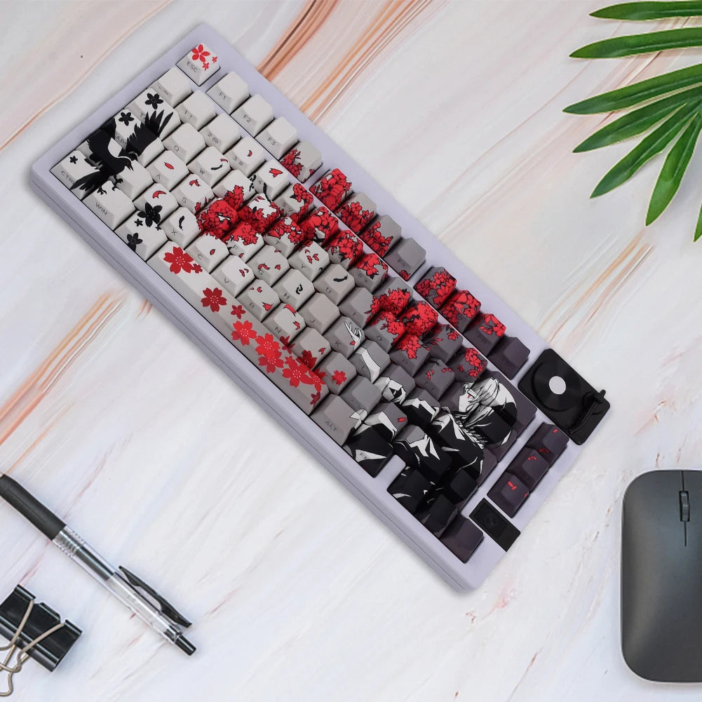 Raven Sakura Keycaps
