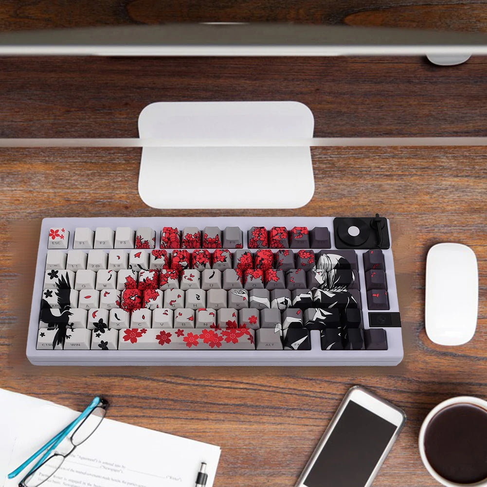 Raven Sakura Keycaps