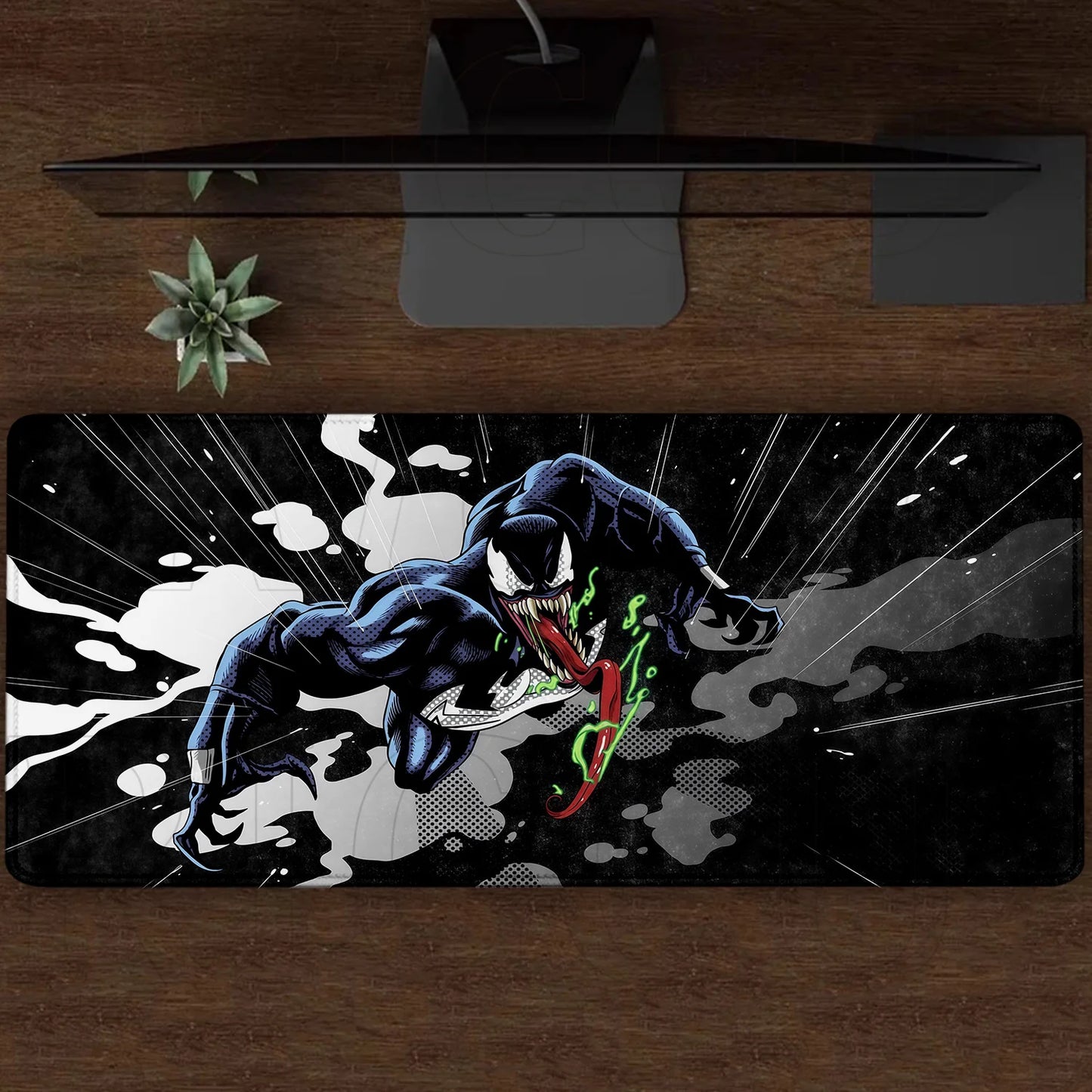 HD 900x400mm Marvel comic Large Mouse Pad Venom Computer Game PC Accessories Desk Mat Laptop Non Slip Printing Keyboard MousePad