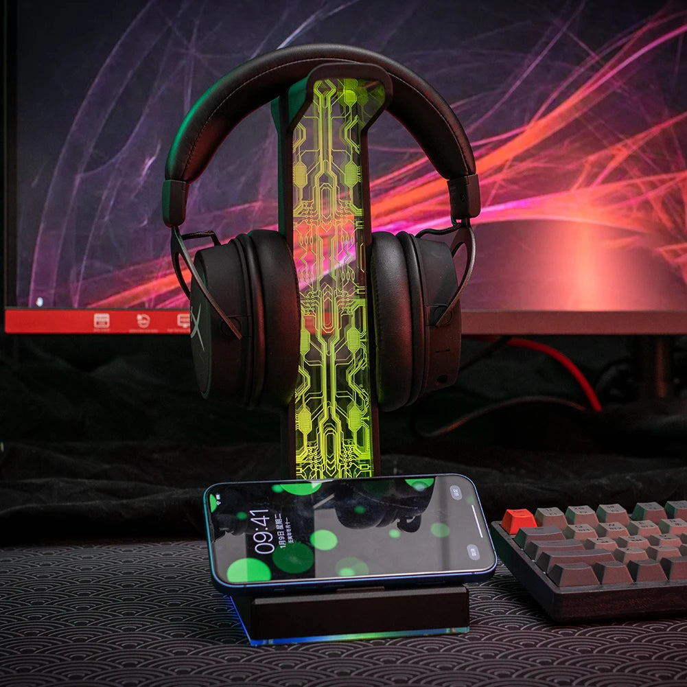 Supporto Cuffie con led