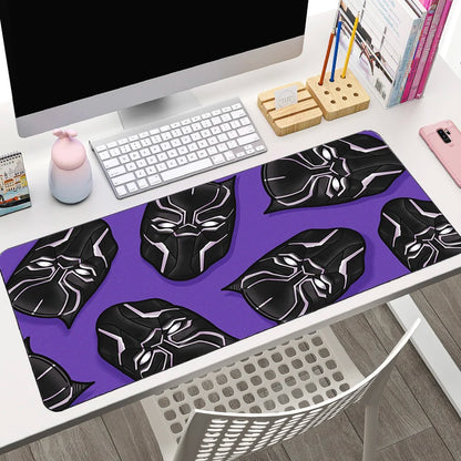 Marvel XXL Mouse Pad Laptop Black Panther Gaming Keyboard Pad PC Accessories Gamer Cabinet Desk Mat HD Anime Mousepad New Carpet