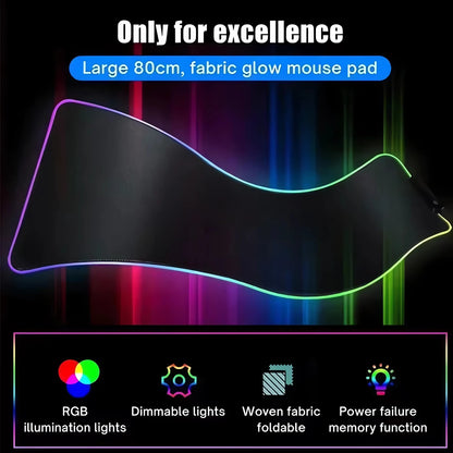 RGB 1000x500MM Marvel Large Mouse Pad Venom Computer Game PC Accessories LED expand Desk Mat Non Slip Printing Keyboard MousePad