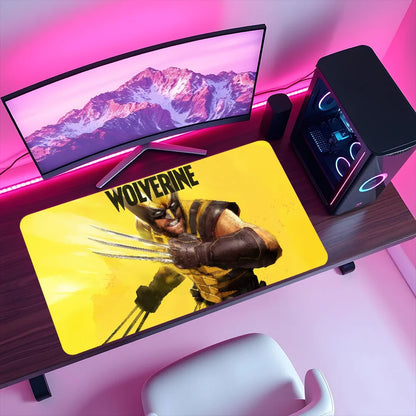 Action Mar Mouse Pad Non-slip Lockedge Wolverine Game Office Student Gaming Thickened Large Writing M-Marvels Cushion MousePad