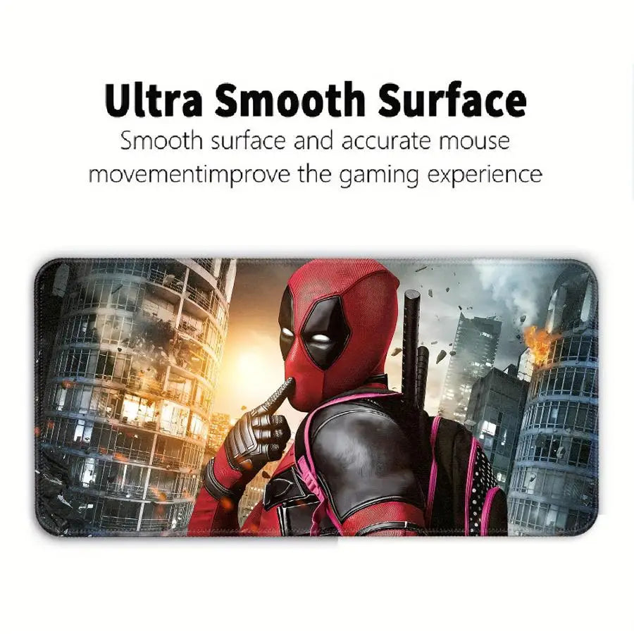 Funny Deadpool Marvel overlock Mouse Pad office Pad Desk accessories Computer Laptop Pad Keyboard Mouse Pad Game Console Pad