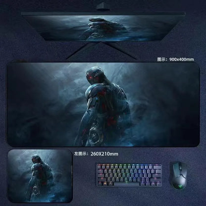 Mouse Pad the Avengers Iron Man Captain America Thor Hulk Ant-Man Black Widow Extra-Large Thickened Computer Keyboard Desk 90*40