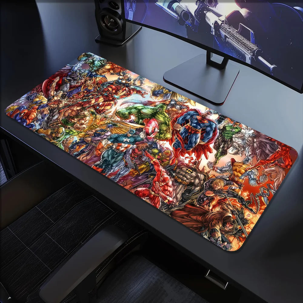 Mouse Movie Pad Superhero Mar Non-slip Lockedge A-Avengers Office Student Gaming Thickened Large The Writing Cushion MousePad