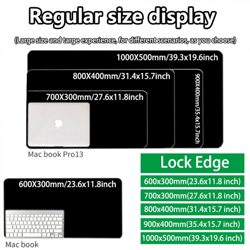 New Mouse Pad Larger XXL 900x400 Speed Mini Marvel Computer Keyboard Pads Desk Mat Gaming Accessories Home Mousepad For LOL