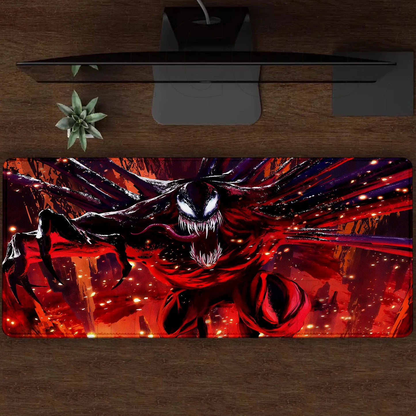 HD 900x400mm Marvel comic Large Mouse Pad Venom Computer Game PC Accessories Desk Mat Laptop Non Slip Printing Keyboard MousePad