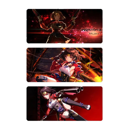 K-KABANERI OF THE IRON FORTRESS Anime Action Mouse Pad Mousepad Large Gaming LockEdge Thickened PC Table Desk Mat