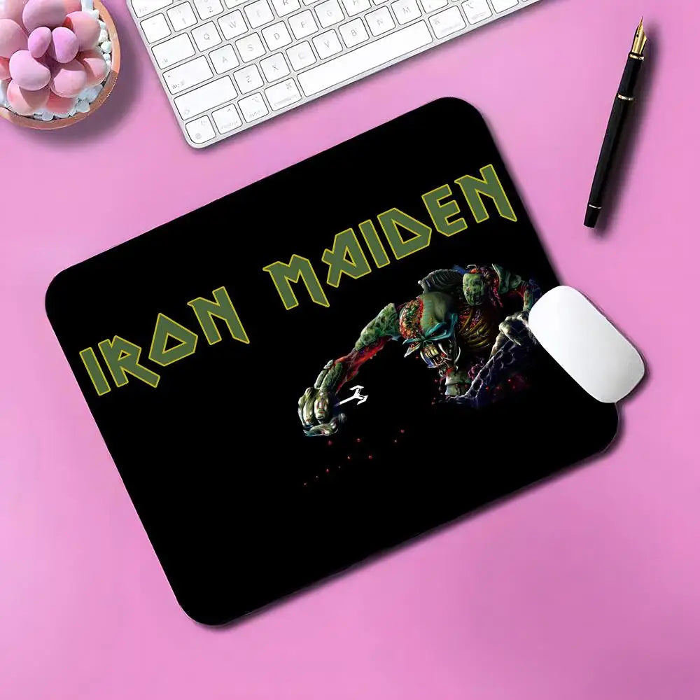 Cool BAND I-I-Iron M-Maiden Mouse Pad Gaming Mouse Pad Small Mousepad For PC Gamer Desktop Decoration Office Mouse Mat