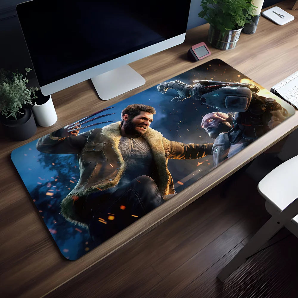 Action Mar Mouse Pad Non-slip Lockedge Wolverine Game Office Student Gaming Thickened Large Writing M-Marvels Cushion MousePad