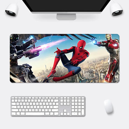 Iron Man Mousepad HD Printing Computer Gamers Locking Edge Non-slip Mouse Pad  Keyboard PC Desk Pad