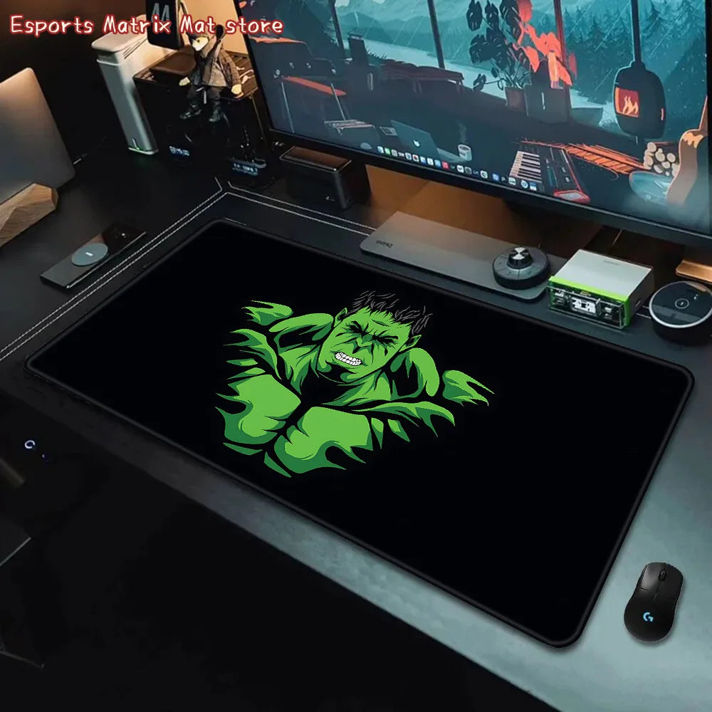 Marvel Hulk Mousepad HD Printing Computer Gamers Locking Edge Non-slip Mouse Pad  Keyboard PC Desk Pad