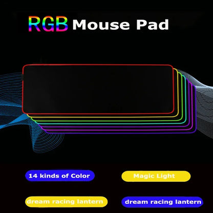 RGB 1000x500MM Marvel Large Mouse Pad Venom Computer Game PC Accessories LED expand Desk Mat Non Slip Printing Keyboard MousePad