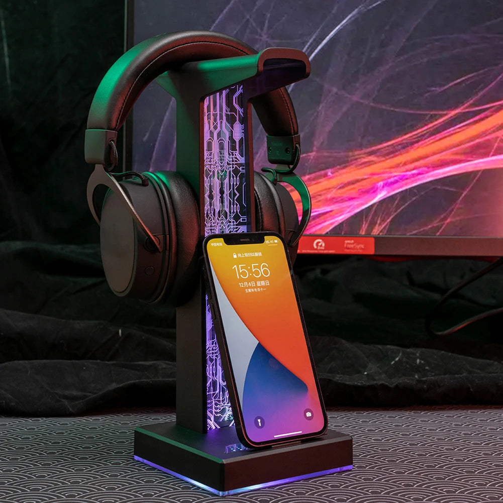 Supporto Cuffie con led