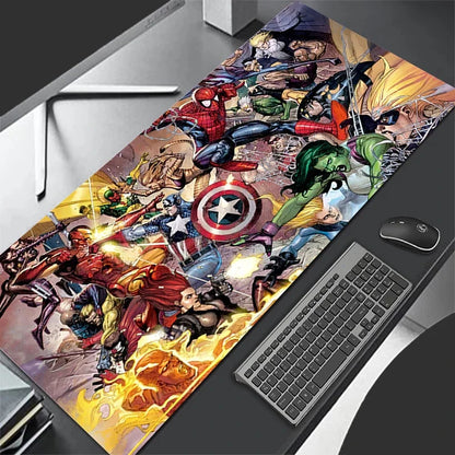 New Mouse Pad Larger XXL 900x400 Speed Mini Marvel Computer Keyboard Pads Desk Mat Gaming Accessories Home Mousepad For LOL