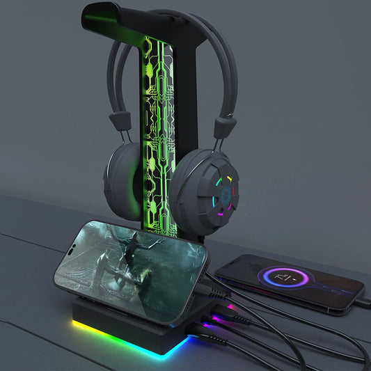 Supporto Cuffie con led