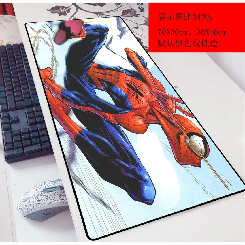 Spiderman Mouse Pad Gaming Slide Mat Table Mat Marvel Mousepad