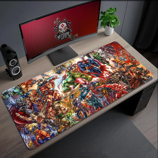 Mouse Movie Pad Superhero Mar Non-slip Lockedge A-Avengers Office Student Gaming Thickened Large The Writing Cushion MousePad