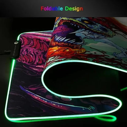 RGB 1000x500MM Marvel Large Mouse Pad Venom Computer Game PC Accessories LED expand Desk Mat Non Slip Printing Keyboard MousePad