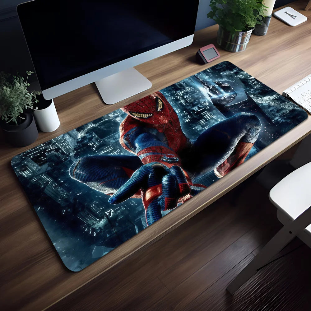 Mouse Superhero Pad Cool Spider-Man Non-slip Lockedge Office Student Gaming Thickened Large Writing Mar Cushion MousePad