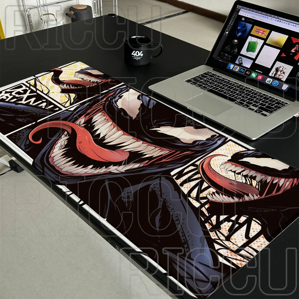 HD 900x400mm Marvel comic Large Mouse Pad Venom Computer Game PC Accessories Desk Mat Laptop Non Slip Printing Keyboard MousePad
