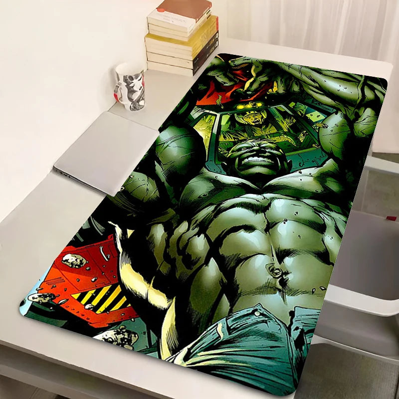 Marvel Hulk Mouse Pad Large 900x400 Gaming Mousepad Laptop Gamer Accessories Keyboard Rug Computer Anime Desk Mat Comic Carpet