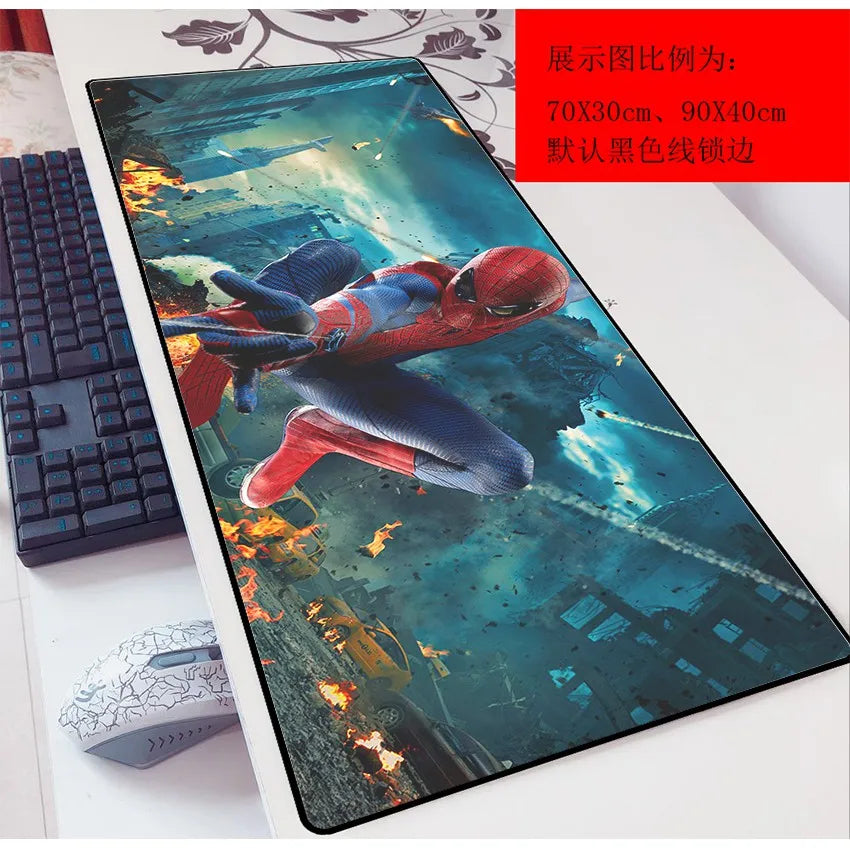 Spiderman Mouse Pad Gaming Slide Mat Table Mat Marvel Mousepad