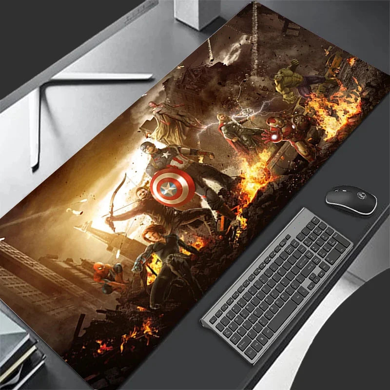 New Mouse Pad Larger XXL 900x400 Speed Mini Marvel Computer Keyboard Pads Desk Mat Gaming Accessories Home Mousepad For LOL