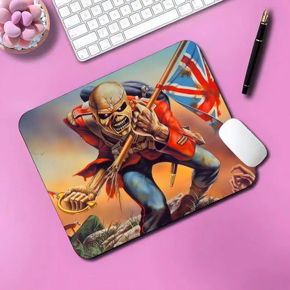 Cool BAND I-I-Iron M-Maiden Mouse Pad Gaming Mouse Pad Small Mousepad For PC Gamer Desktop Decoration Office Mouse Mat