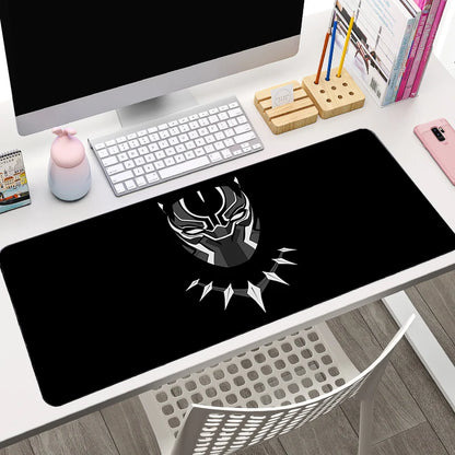 Marvel XXL Mouse Pad Laptop Black Panther Gaming Keyboard Pad PC Accessories Gamer Cabinet Desk Mat HD Anime Mousepad New Carpet