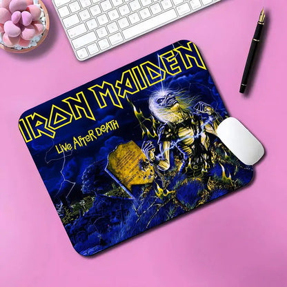 Cool BAND I-I-Iron M-Maiden Mouse Pad Gaming Mouse Pad Small Mousepad For PC Gamer Desktop Decoration Office Mouse Mat