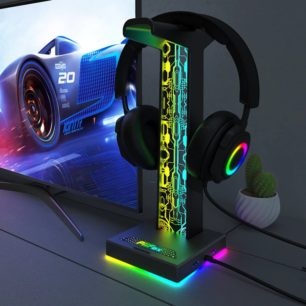 Supporto Cuffie con led